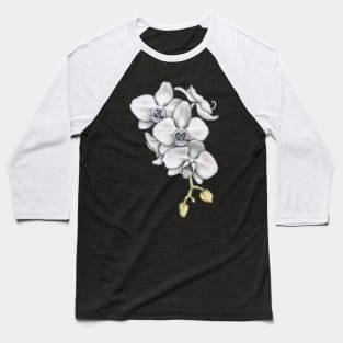 Orchid Flower Baseball T-Shirt